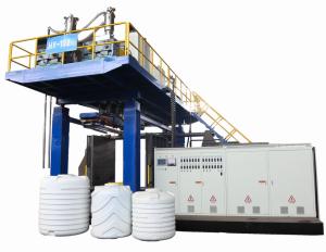 Quality HYBM1000L-1LAYERS Extruder Blow Moulding Machine with 40kw Die Head Heating Power wholesale