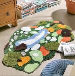 Irregular Lichen Minuta Living Room Floor Carpet European Special Style