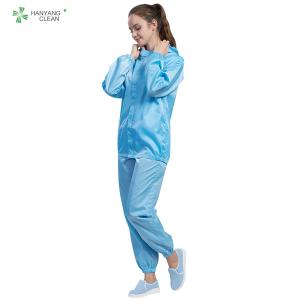 China ESD 5XL Pharmaceutical Anti Static Jacket 100D Electronic Anti Static Work Pants on sale