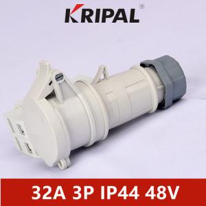 Quality IP44 IEC Industrial Plug Socket Low Voltage Waterproof 24V 48V 2P 3P wholesale