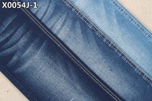 Quality 9oz Middle Weight TR Stretch Denim Fabric Dark Blue For Women Jeans wholesale