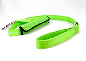 Quality Universal Easy Close Lighted Dog Leash And Collar With Colorful Ribbon wholesale