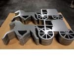 290g Customized Stainless Steel Aluminium Iron Product Design Laser Cutting