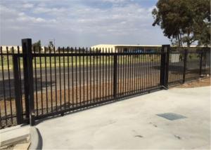 Quality Hercules Tubular Steel Fence Panels Residential / Garrison Interpon Caoted Fencing wholesale