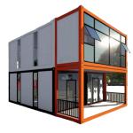 Comfortable Living Space 20ft 40ft Steel Frame Container House with Detachable