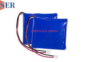 Quality Custom Design CP405050-2S Battery Pack 6.0V 2500mAh Primary Lithium Battery wholesale