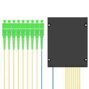 Quality ABS 1x8 1x16 Ftth Splitter Distribution Box Good Channel To Channel Uniformity wholesale