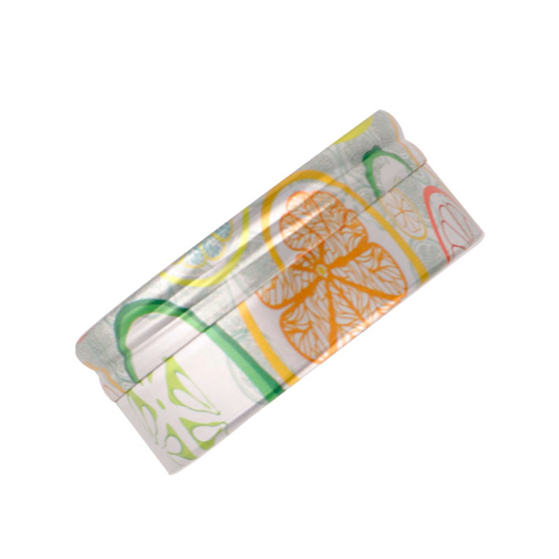 50mL 60mL 80mL Aluminium Screw Cap Jar Lemon Print Aluminum Cosmetic Containers