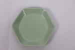 New hexagon ceramic fruit plates colorful dish for home interesting colors