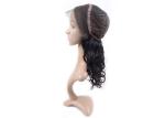 100% Natural Virgin Full Lace Human Hair Wigs Silky Straight Wave 6 - 32 Inch