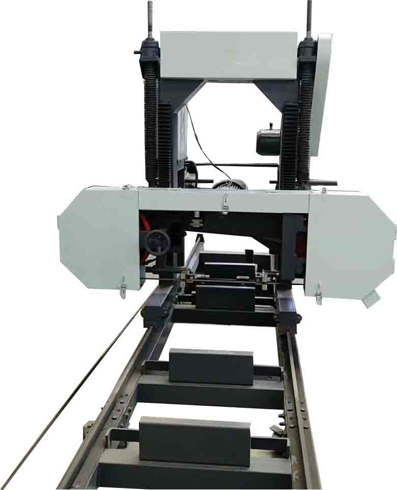 Petrol powered small SH24 portable horizontal band sawmill for wood sawing