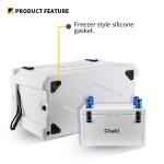 Rotomolding 116QT Ice Box Cooler Camping 75cm Transport Storage Box