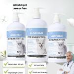 Antibacterial Deodorizing Clean Pet Shower Gel Long Lasting Fragrance cat shower