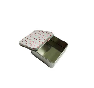 Quality Sweets Packaging Tin Box Square Shape With Safety Reusable Material wholesale