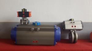 Quality OEM air torque DA/SR rack and pinion quarter-turn pneumatic rotary actuators for butterfly valves ball valves wholesale