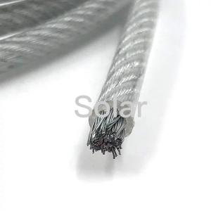 Quality Stainless WIRE ROPES SHEATHED WITH RUBBER PVC coated Steel Wire Rope wholesale