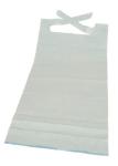 Professional Disposable Plastic Aprons / Disposable Patient Bibs Non Irritating