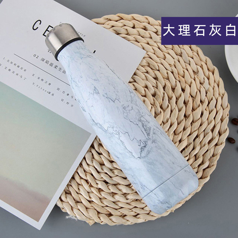 Double Wall 18/8 Stainless Steel Vacuum Cola Shape Bottle Narrow Mouth Thermos Flask Keeping Warm And Cold 350ml 500ml 750ml 1000ml