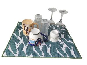 Quality Printing Kitchen Microfiber Dish Drying Mat 100% Polyester wholesale