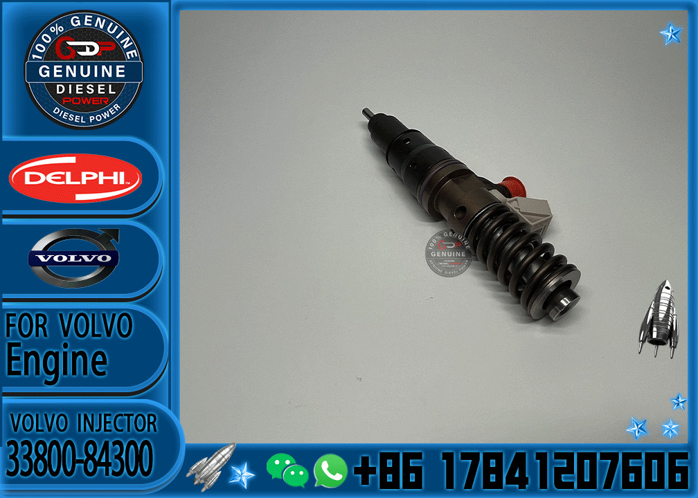 F2E 3+3 Diesel Fuel Injector 33800-84300 42013403 BEBE1R14001 BEBE1R14101 BEBE1R14201 BEBE1R14301 BEBE1R14401 for Hyundai 12.9 L