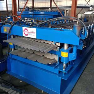 Quality Gymnasiums 0.3mm 3000w Corrugated Iron Rolling Machine wholesale