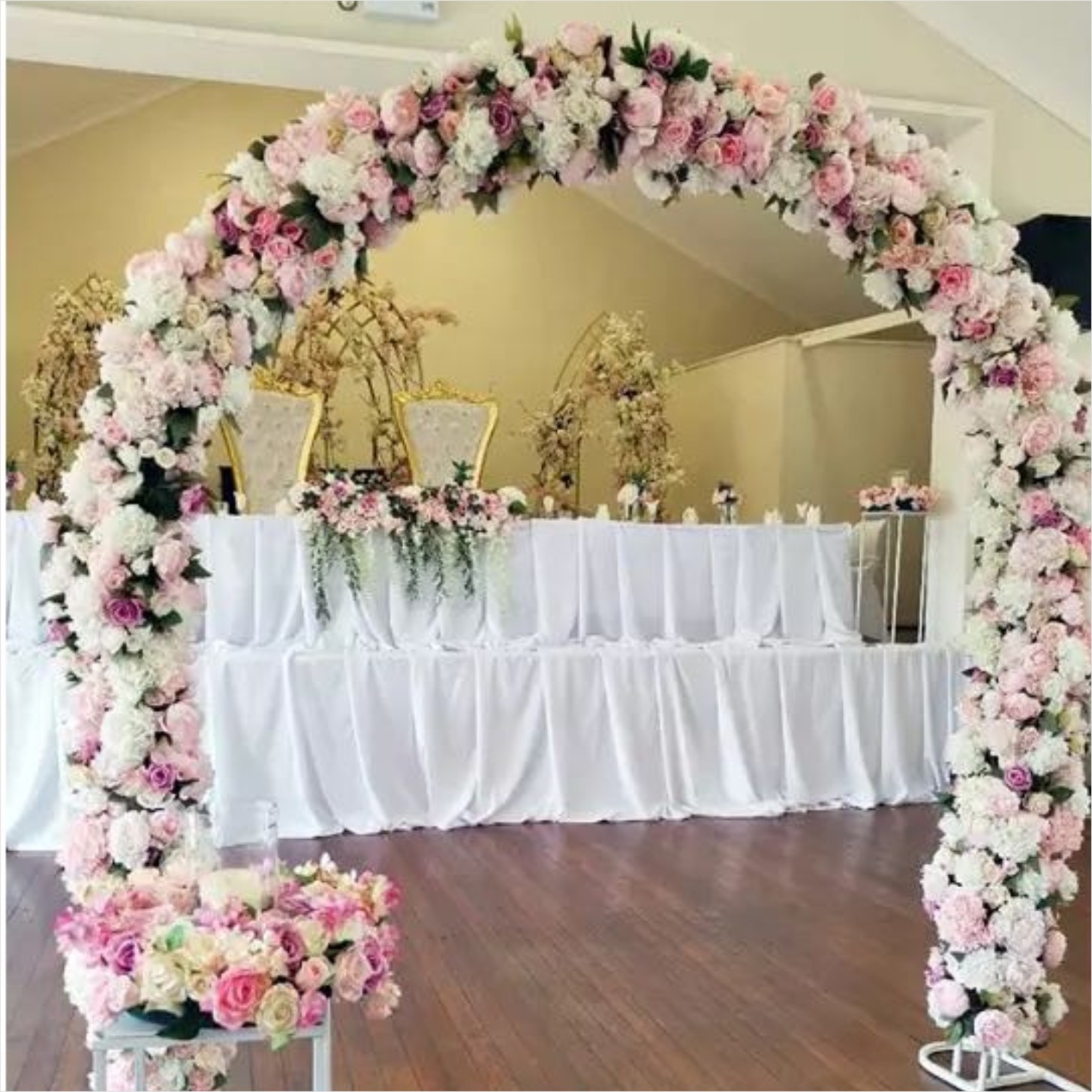 Christmas Wedding Stage Birthday Decoration Backdrop Acrylic Square Pillars Home
