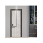 Soundproof Modern Entrance Doors Solid Exterior Main Pivot Wood