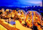 Polycarbonate Aeronautical Aluminum Transparent Dome House With Bedroom Bathroom