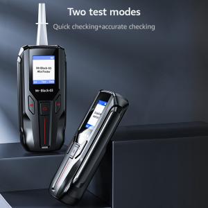 Quality Multiple Units Fuel Cell Alcohol Breathalyzer Small Size Mr Black 3 For Department Use wholesale