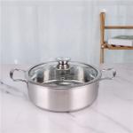 Non Stick 201 Stainless Steel 3pcs Hot Pot Stock Soup Pot