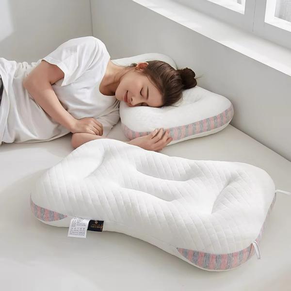 Stylish and Versatile Classic Soft Microfiber Pillow Washable Neck Protection