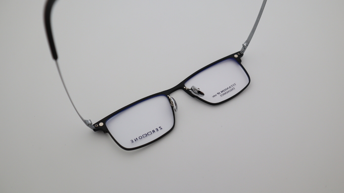 Dual-Purpose Glasses Pure Titanium Aluminum Optical Glasses Frame