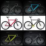 6061 Aluminum Alloy Single Speed Fixed Gear Fixie Bike