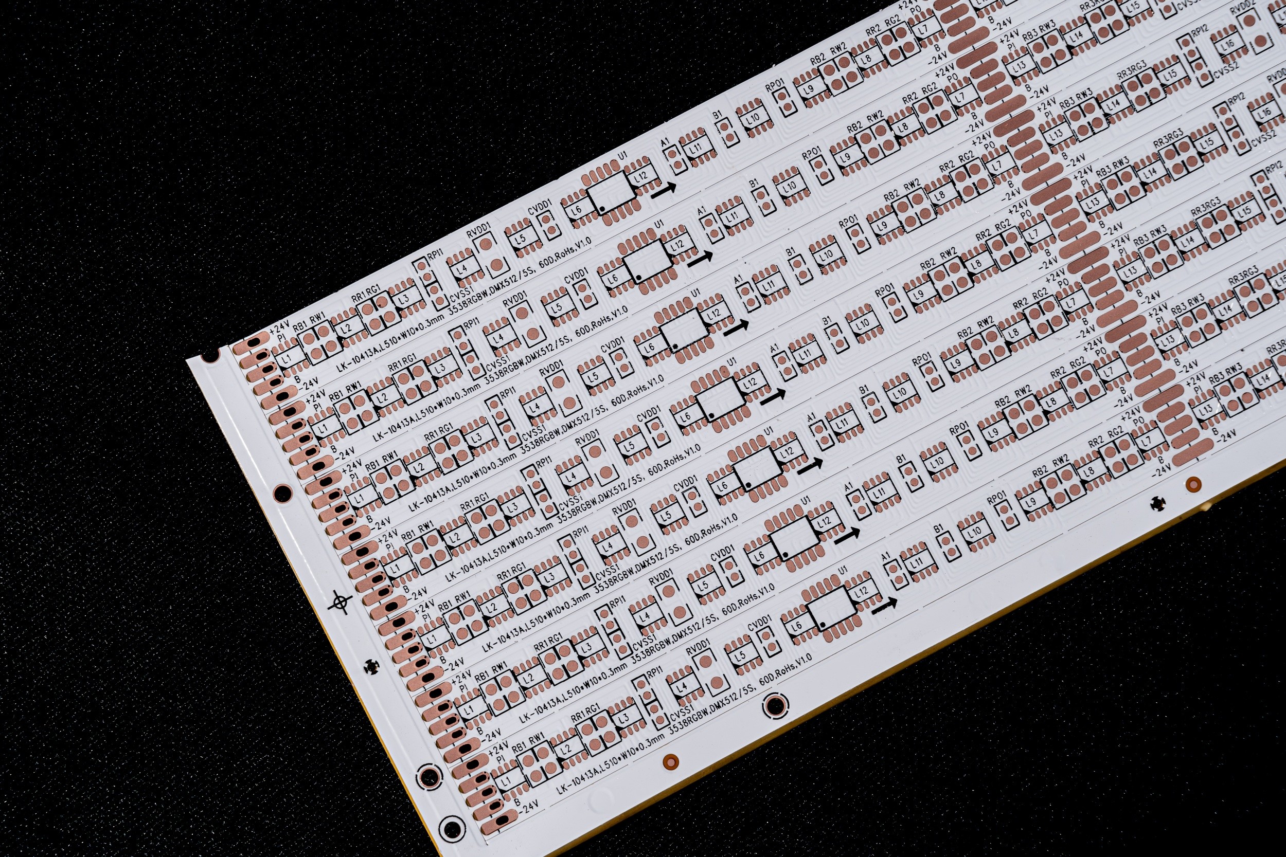 HOT 5050RGBW WW fpc High-Quality Flexible PCB Fast Prototype & Mass Production Use For Led Light Double layer circuit board, double-sided WHITE film