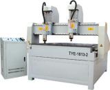 high efficiency double heads cnc router machine 1800 x 1300mm