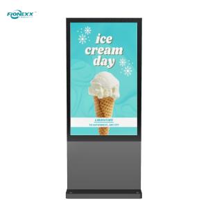Quality 86 Inch Gray Windows Outdoor Digital Totem Vertical Digital Screen 800-2500nits wholesale