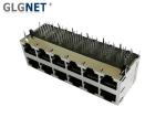 Stacked RJ45 Multiple Port Connectors