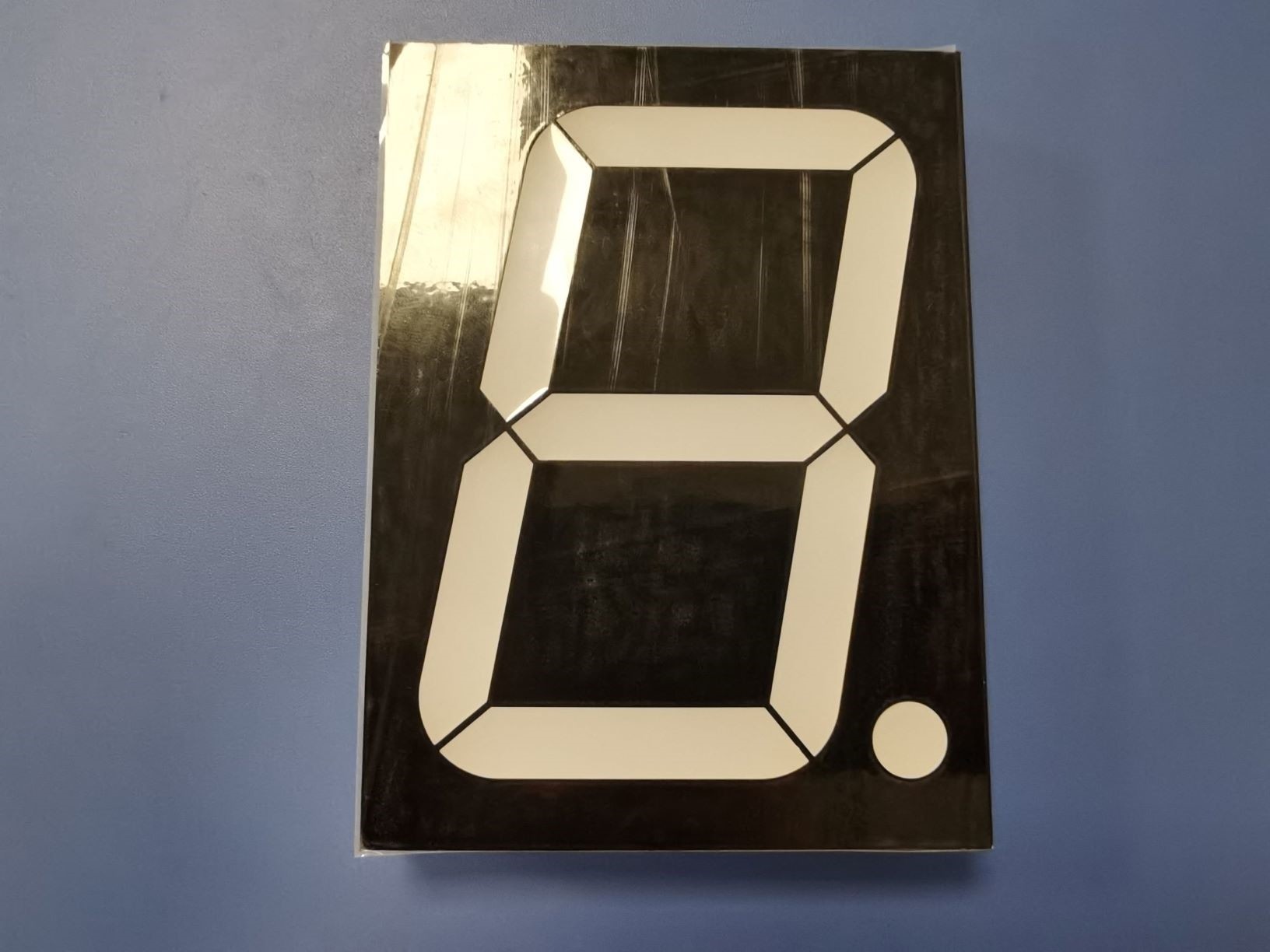 Single Digit 4" 20mA 635nm 7 Segment LED Display 35mcd