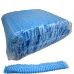 PP Nonwoven Disposable Bouffant Cap For Cleanrooms / Food Service / Beauty Salon