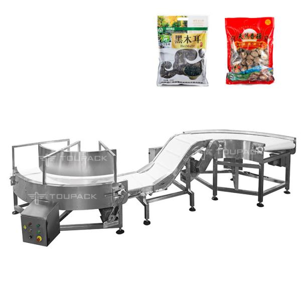 Food Grade Pvc Texture Conveyor Belt Production Line Bags Or Bulk Materials