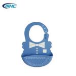 Customized Baby Silicone Bibs Food Grade Waterproof Toddlers BPA Free Bibs