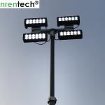 3.5m pneumatic telescopic mast for mobile light tower, fire truck lighting ,