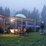 Customized Hard Floor Camper Trailer NJSTAR Small Travel Trailers With Solar