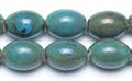Quality Jewelry Making Supplies Blue Ceramic Clay Rice Beads Stone wholesale