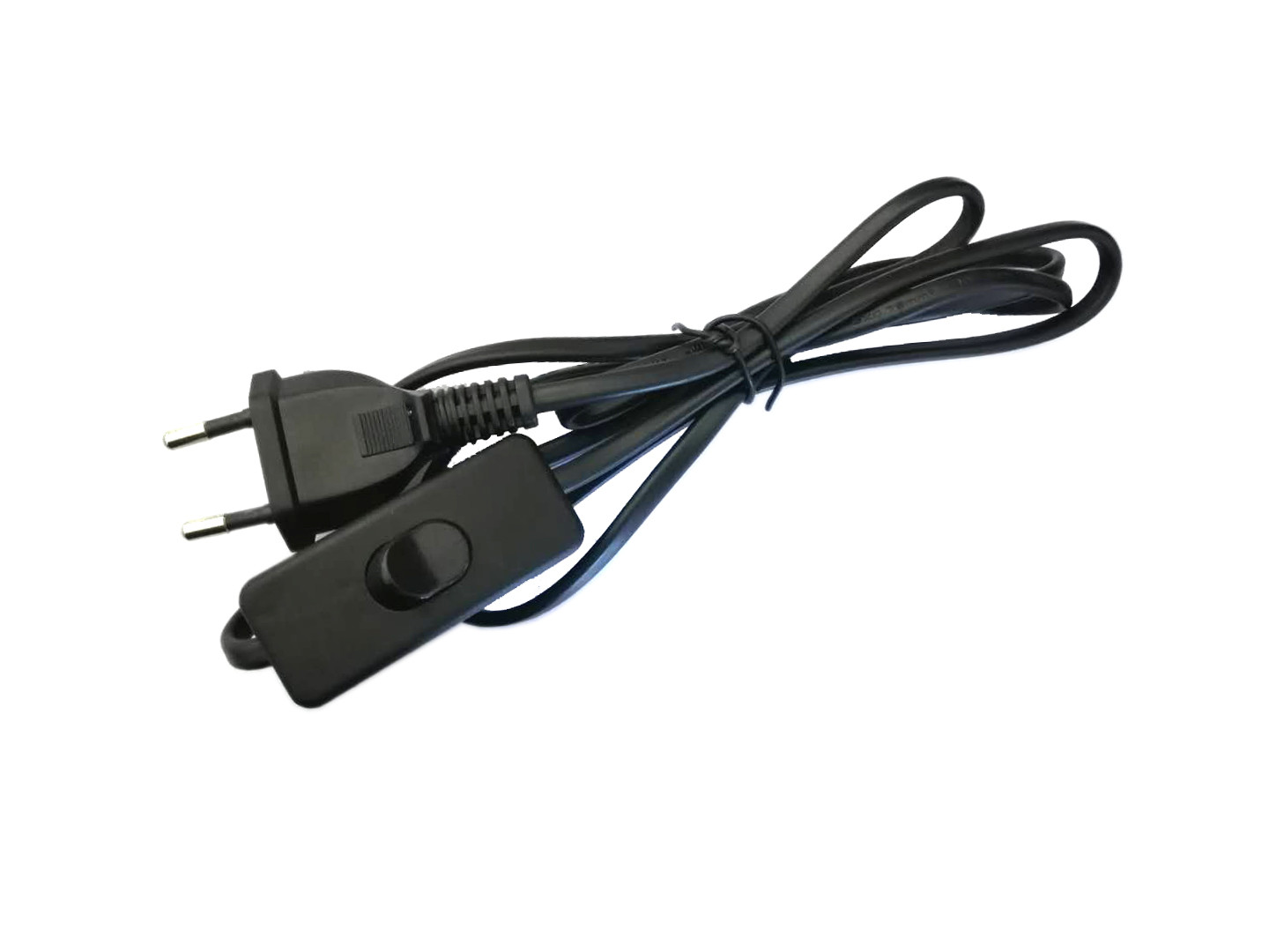 Durable Laptop VDE Power Cord Waterproof With 2 Pin European Plug