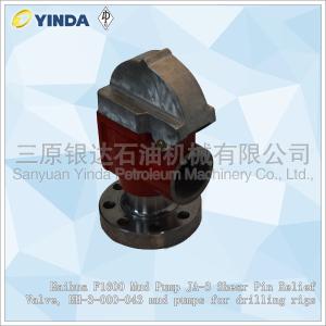 Quality Mud Pump JA-3 Shear Pin Relief Valve HH-3-000-043 Haihua F1600 For Drilling wholesale