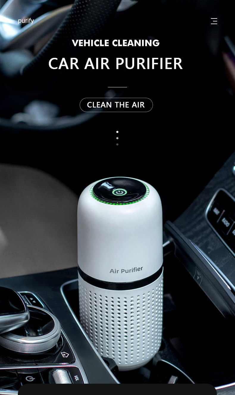 HOMEFISH Anion Car Air Purifier USB Charge DC5V/1000mAh