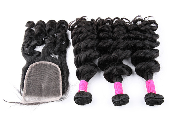 6A Grade Charming Brazilian Human Hair Big Curl , Avoid Kntos , Durable