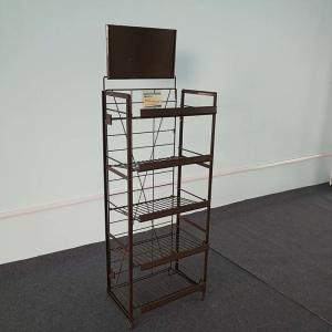 Quality Retail Shelf Display Rack , Supermarket Display Shelf BSCI Certification wholesale