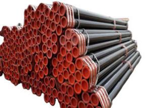 China Api 5l X56 X60 X70 Round Carbon Seamless Pipe , Black Metal Tube on sale